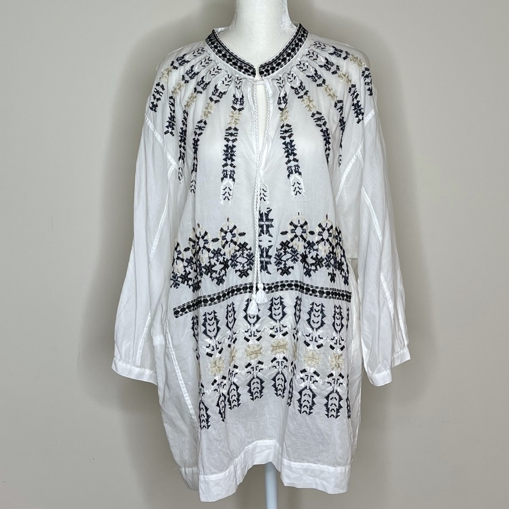 J Crew Women’s Cotton Peasant Top